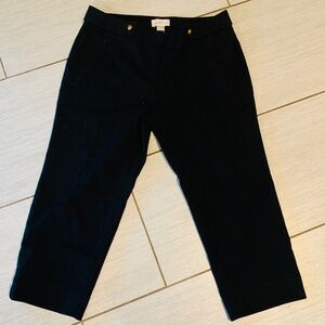 Ann Taylor Loft Black Capri Pants 4P